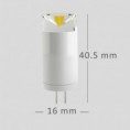 Philco 51136 LED Lámpara 2.5W 12Vcd G4 3000K 15000h CB1X 50p